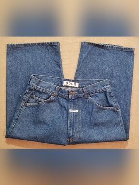 Boss Vintage Y2K Mens Jean Shorts 30 inch Waist Baggy Jorts Preowned Denim